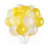 Aimto Globos amarillos y blancos globos de confeti_1