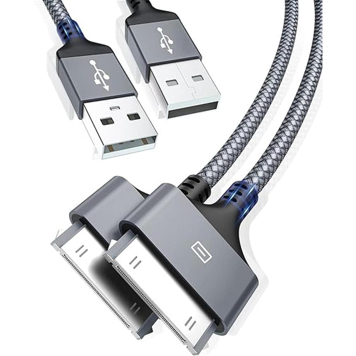 AkoaDa Cable de carga para iPod 2 unidades certificado