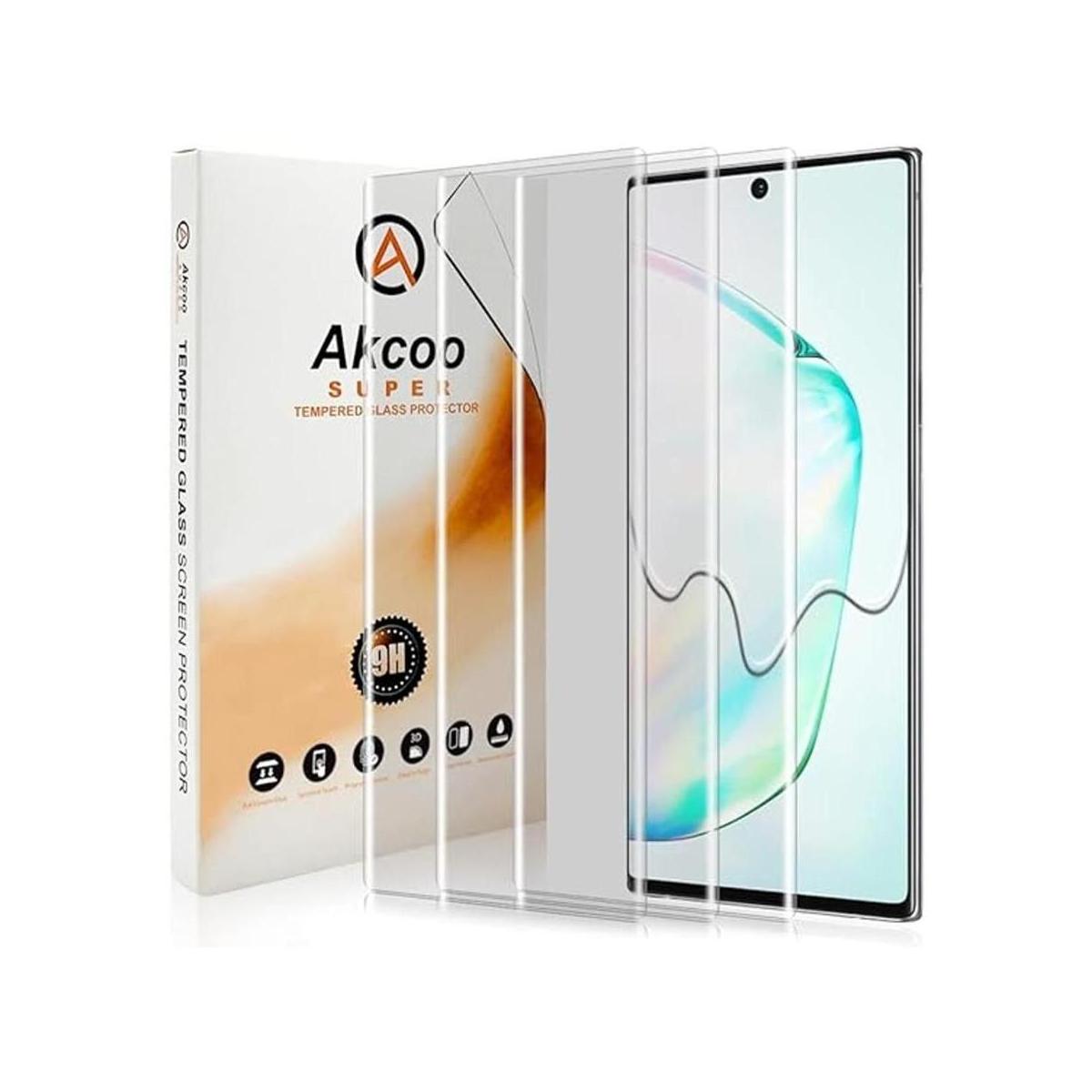 Akcoo Protector de pantalla para Galaxy Note 10 Plus