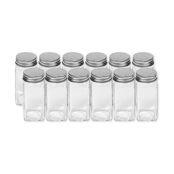 SimpleHouseware Tarros de especias cuadrados de 4 onzas_3