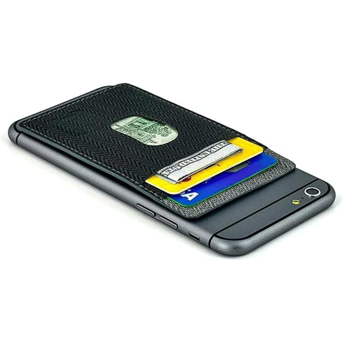 Dockem Cartera adhesiva con 2 ranuras para tarjetas