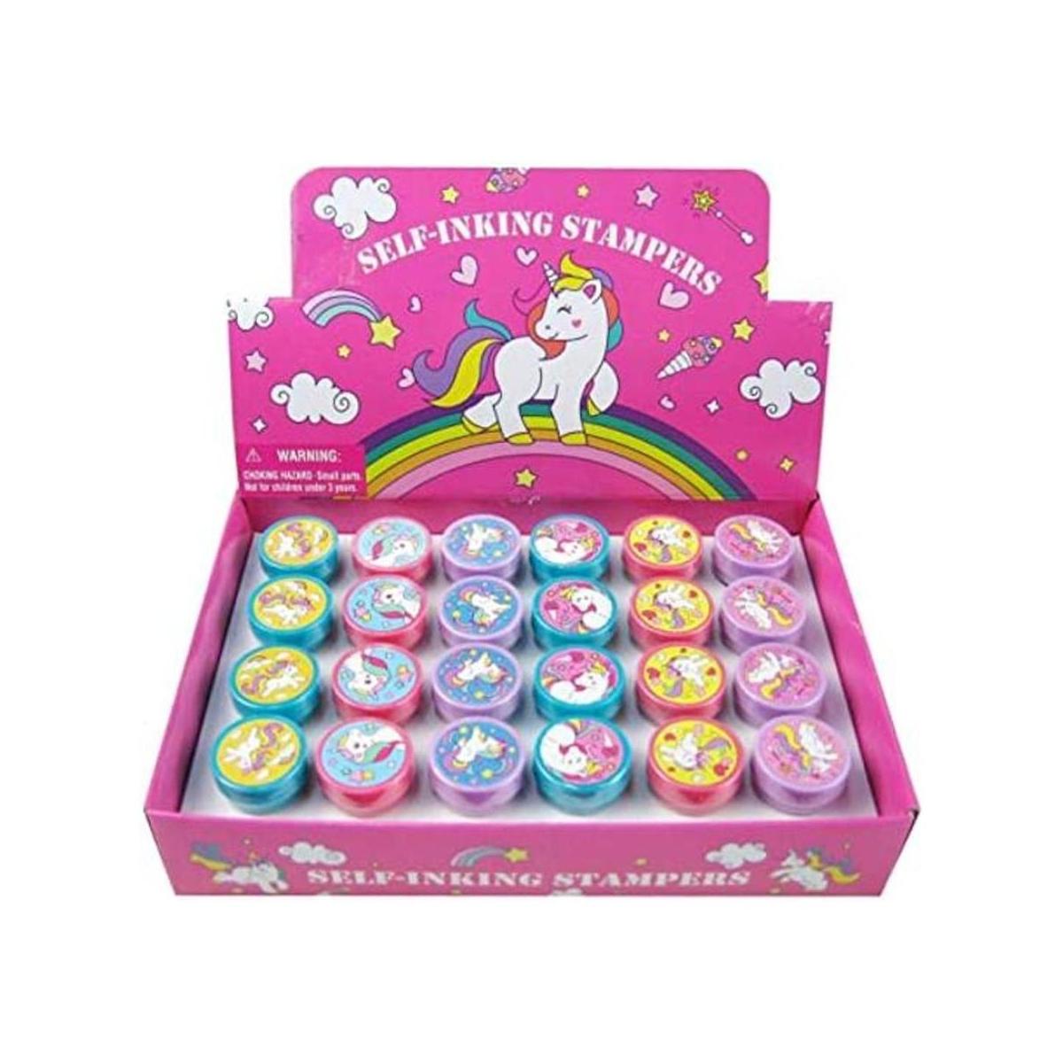 Tiny Mills 24 sellos de unicornio para niños