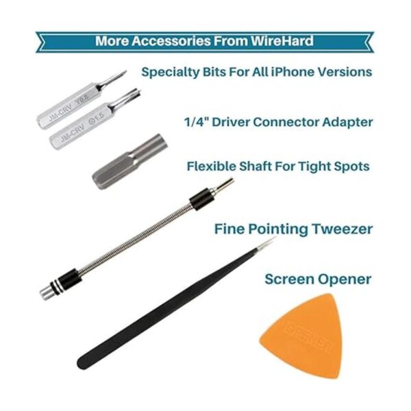 Kit de herramientas superior de reparación 62 en 1 con 56_4