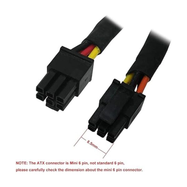 COMeap SATA 15 pines x2 a Mini 6 pines ATX compatible con_3