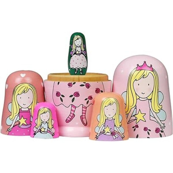 Muñecas anidadoras hechas a mano de madera rusa Matryoshka_2
