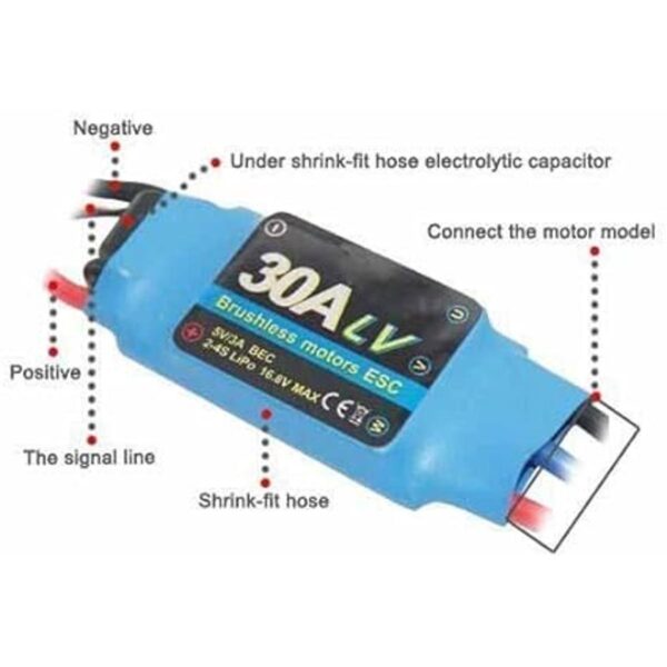 Controlador de velocidad eléctrico sin escobillas de 30 A