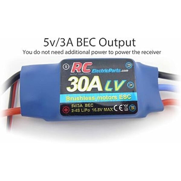 Controlador de velocidad eléctrico sin escobillas de 30 A