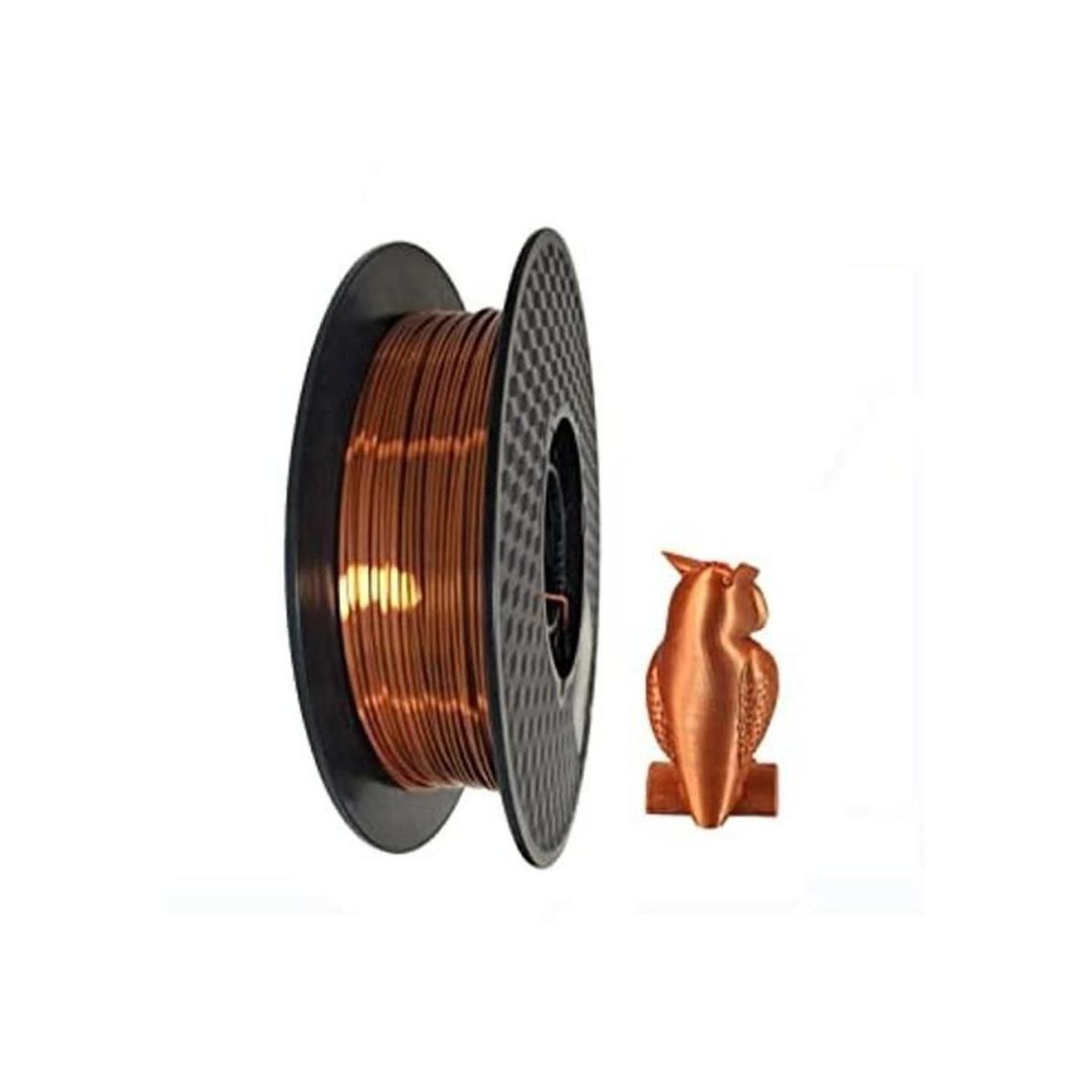 Filamento PLA de cobre de seda de 0.069 in 17.64 oz