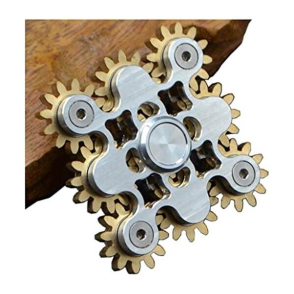 Fidget Spinner de latón puro engranajes de engranaje_1