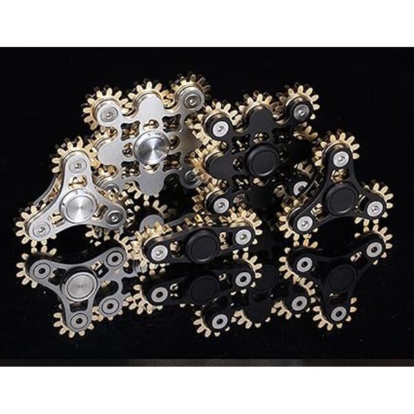 Fidget Spinner de latón puro engranajes de engranaje_5