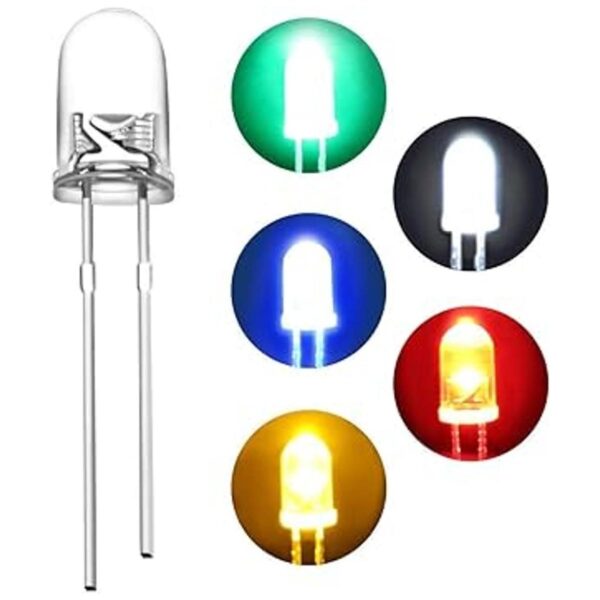 DiCUNO 450 piezas de 0.197 in de diodo emisor de luz LED_3
