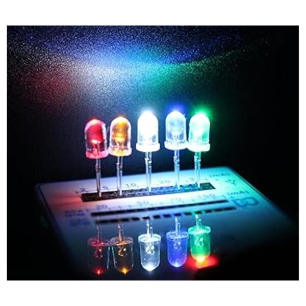 DiCUNO 450 piezas de 0.197 in de diodo emisor de luz LED_4
