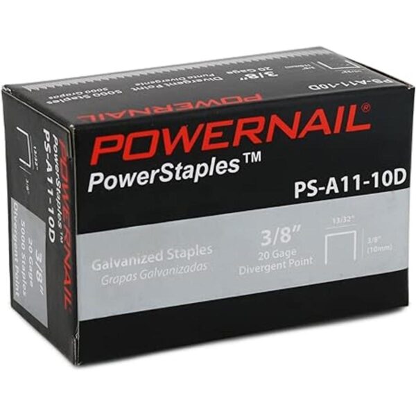 Powernail 20 Ga. Grapas corona de 1332 pierna de 38_2