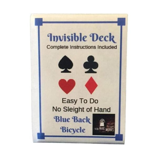 Magia Londres funciona Azul Invisible Deck Plus 25 Trucos_1