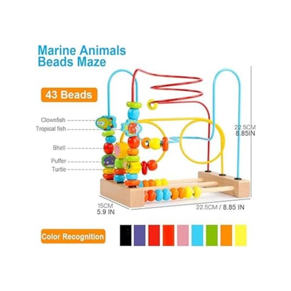 Timy First Bead Maze Roller Coaster Juguete educativo de_2