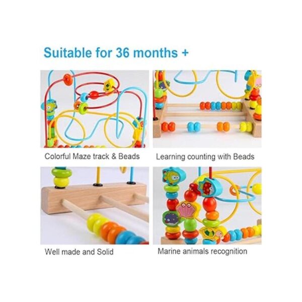 Timy First Bead Maze Roller Coaster Juguete educativo de_4