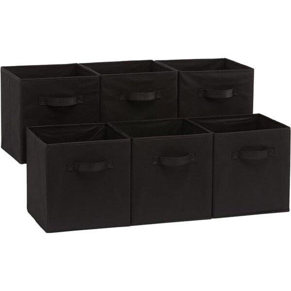 Organizador de cubos de almacenamiento de tela plegable_1