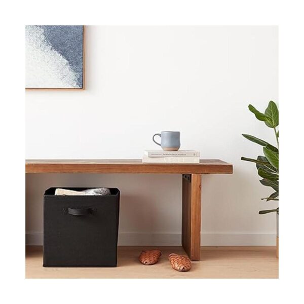 Organizador de cubos de almacenamiento de tela plegable_4