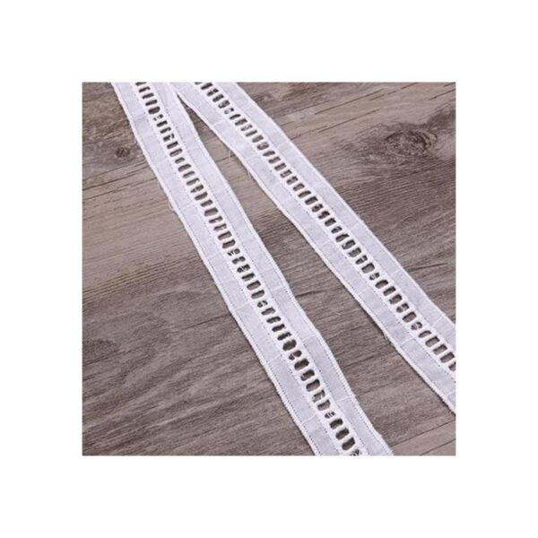 OULII 15 yards Vintage encaje de algodón ahuecado bordado
