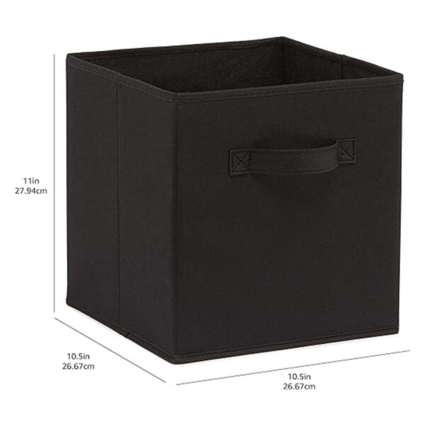 Organizador de cubos de almacenamiento de tela plegable_3
