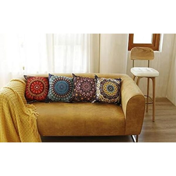 Juego de 4 fundas decorativas para almohadón de sillón_2