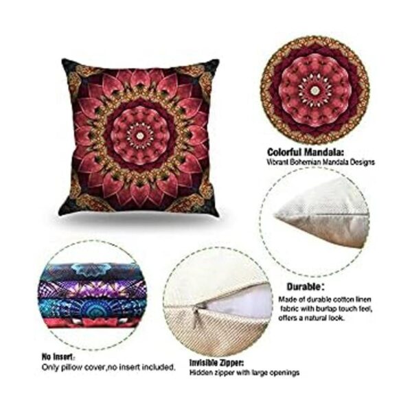 Juego de 4 fundas decorativas para almohadón de sillón_6