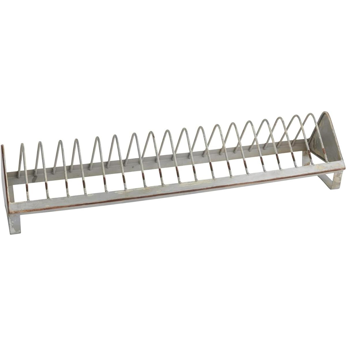 Creative CoOp DA8472 Estante para platos metal 18