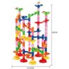 ELONGDI Juego de posavasos de carrera Marble Run juguetes_3