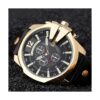 Curren Relojes de lujo para hombre correa de cuero de