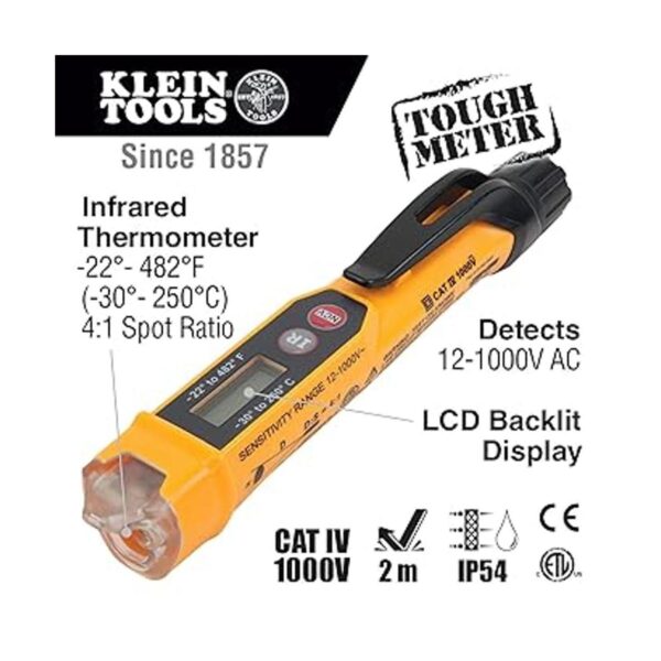 Klein Tools NCVT4IR Probador de voltios sin contacto_2