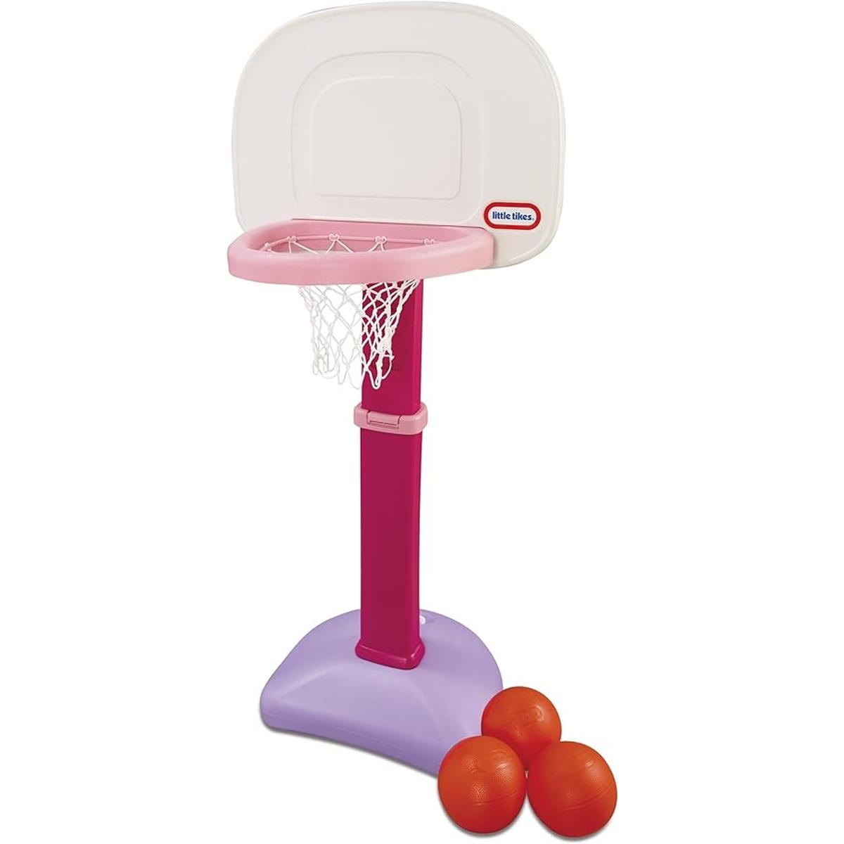 Little Tikes Easy Score Juego de baloncesto rosa 3