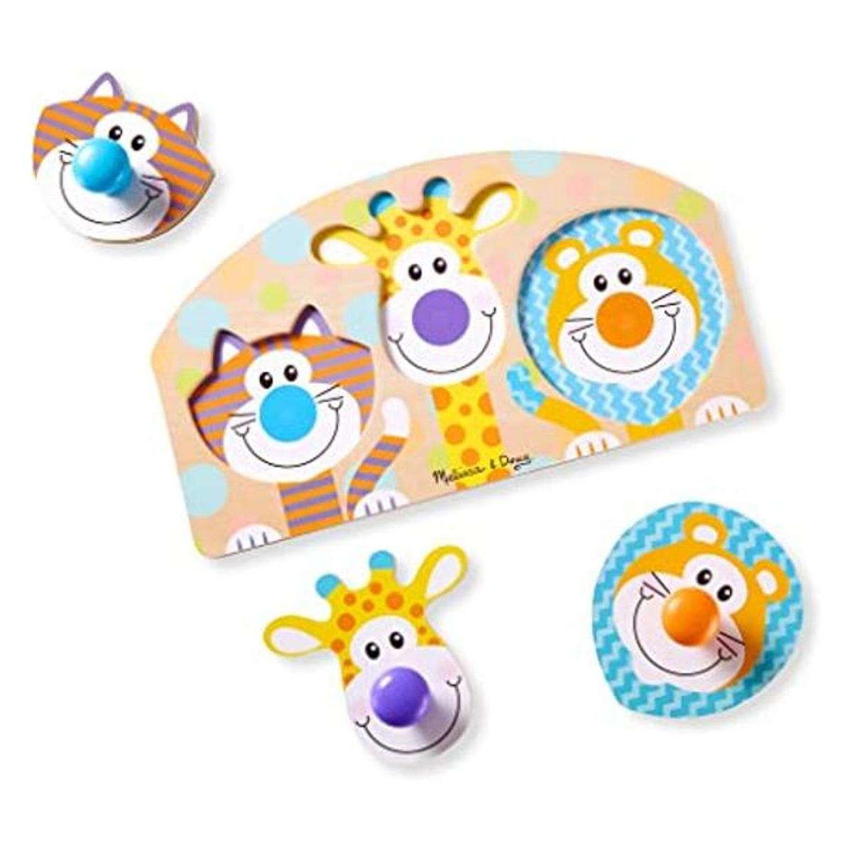 Melissa Doug First Play Rompecabezas de madera jumbo