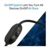 Divisor de cable de extensión de 4 salidas 6 pies de