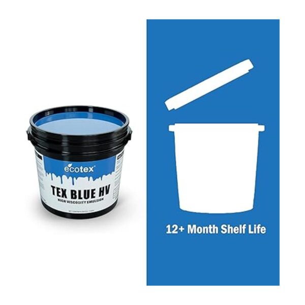 Ecotex Tex Blue HV Pintura de emulsión para serigrafía