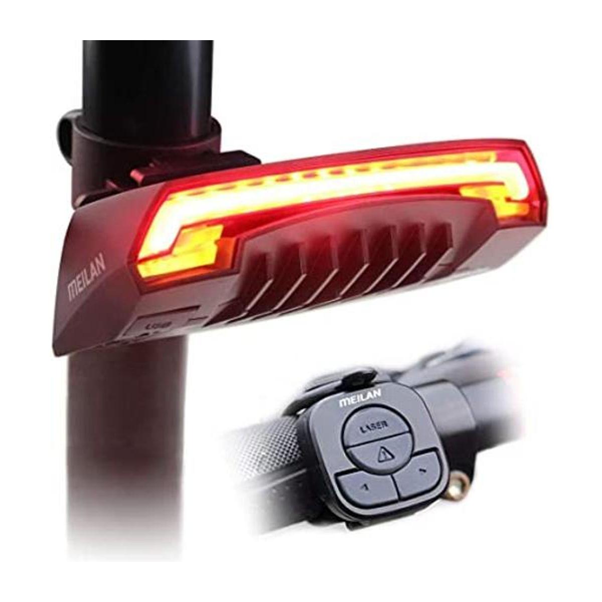 MEILAN X5 Luz trasera inteligente para bicicleta con