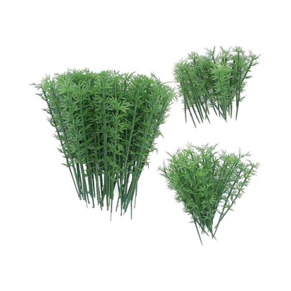 NUOLUX 100 árboles de bambú modelo árboles en miniatura