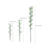 NUOLUX 100 árboles de bambú modelo árboles en miniatura