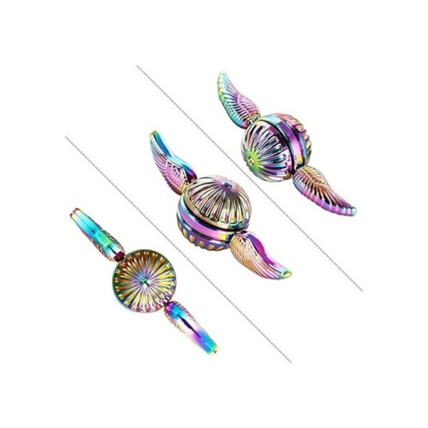 Orbe de metal sólido Fidget Spinner iridiscente juguete_2