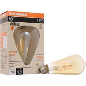 SYLVANIA LED Vintage ST19 60W Equivalente E26 Eficiente