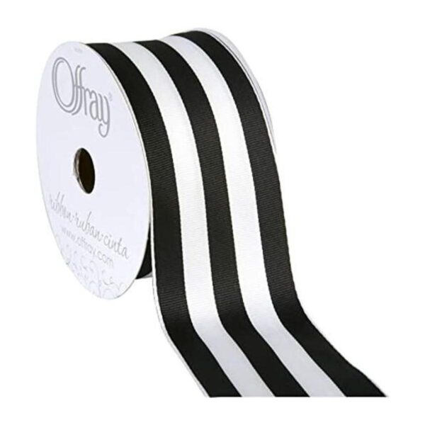 Offray 140640berwick 2.5 Wide Wired Edge Carnival_1