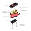 Annimos Linterna digital de 44.1 lbs RC Servo de metal de