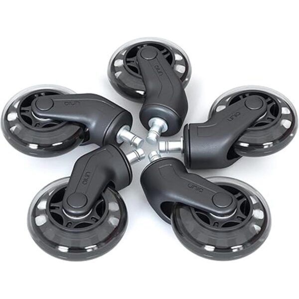Rollerblade Ruedas para silla de oficina juego de 5_2
