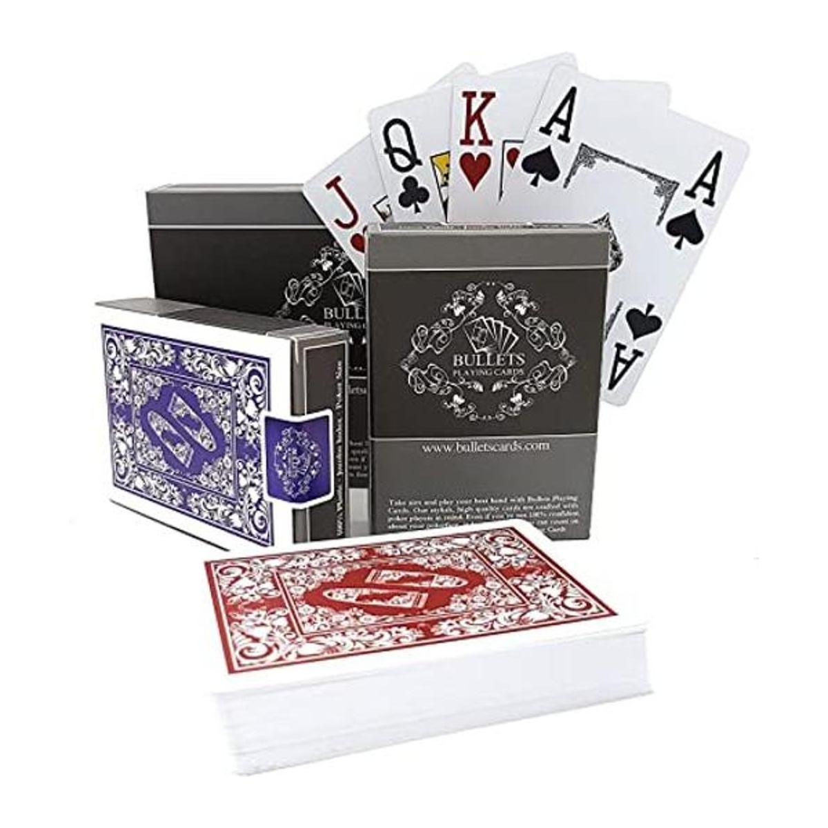 Paquete doble de tarjetas de juego profesionales
