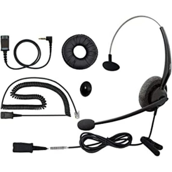 RJ9 Auriculares de teléfono de 0.138 in compatibles con
