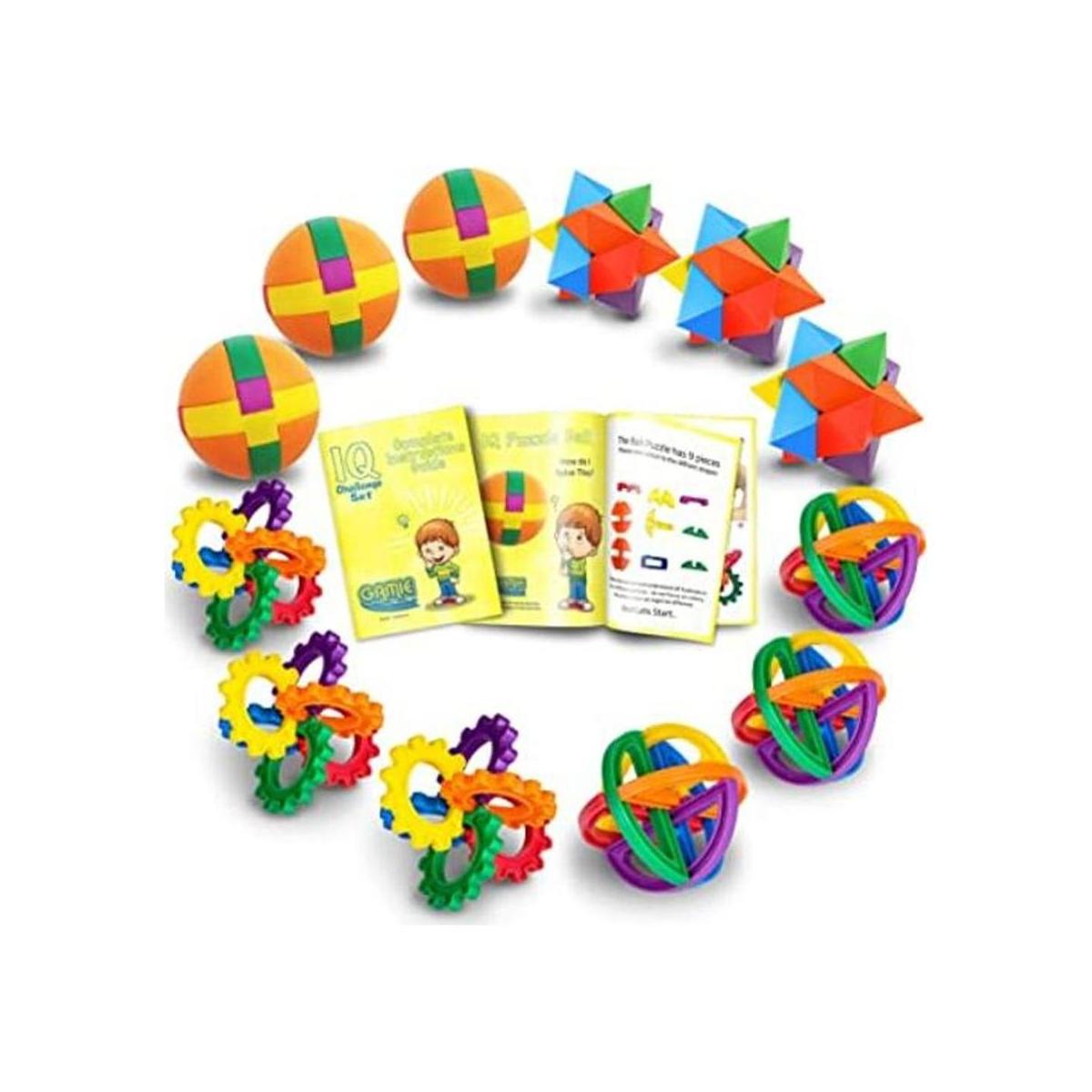Divertidas bolas de rompecabezas con guía de instrucciones