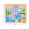CCLIFE Juego de rompecabezas de madera para niños de 2 a 5_4