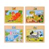 CCLIFE Juego de rompecabezas de madera para niños de 2 a 5_1