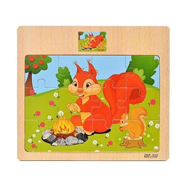 CCLIFE Juego de rompecabezas de madera para niños de 2 a 5_2