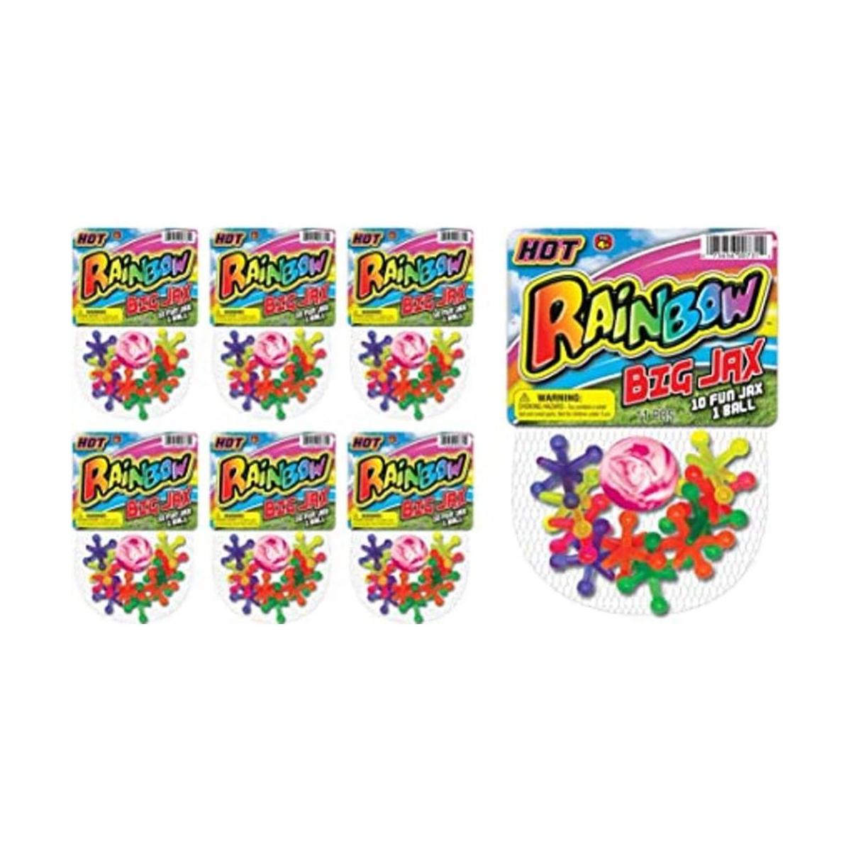 JARU Juego de juguetes Big Jacks paquete de 6 unidades