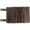 Hide Drink Leather Snap Tool Roll Up Bag 14 Slots